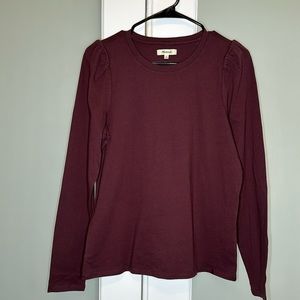 Madewell brand new puff sleeve tee